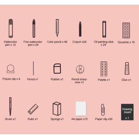 

Set Pensil Warna Crayon Mewarnai Art Set Jumbo Drawing Board