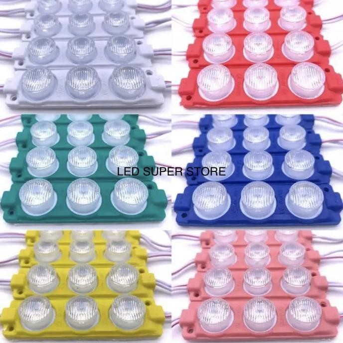 BEBAS ONGKIR - [100pc] SAMSUNG SSS Modul 3 LED Timbul Kolong truk tipe 7520 12-24volt