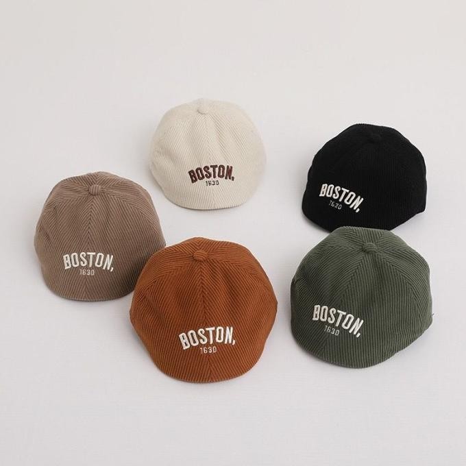 Topi anak laki laki premium unisex usia 2-6 tahun topi flat cap lucu