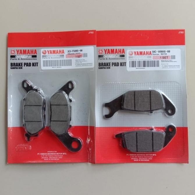 KAMPAS REM DEPAN BELAKANG YAMAHA VIXION NEW/VIXION NVL/R15 V2 ORI