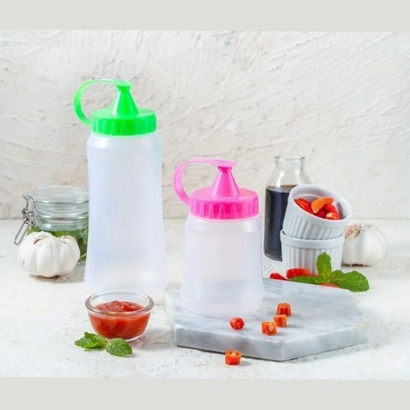 Botol Saus Kecap Plastik Ukuran 300 ml