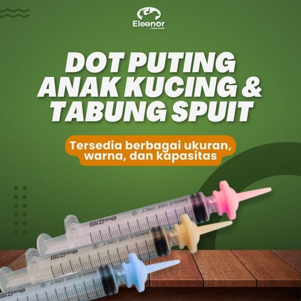 Dot Miracle dan Spuit Kucing Dot Kitten Susu Kucing Babi Anjing Baru Lahir Biru Farm