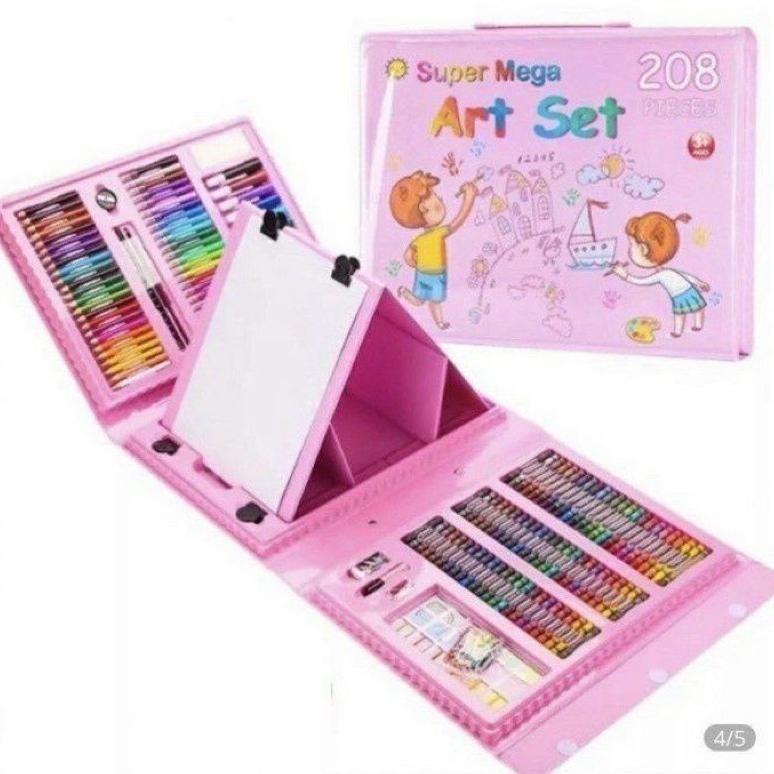 

SUPER MEGA ART SET 208 / SET 150 PIECES KRAYON / ALAT LUKIS LENGKAP UNTUK ANAK - Toserbazaar