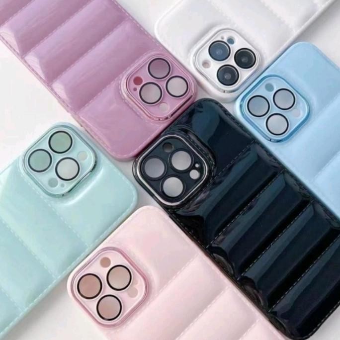 Colorfull PUFF jacket Iphone 11 PRO MAX 11 pro case cover casing