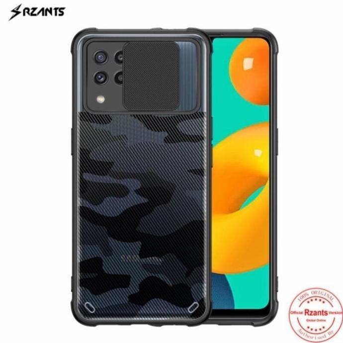 RZANTS CAMO Camera Slide SAMSUNG A22 4G 5G Case Cover