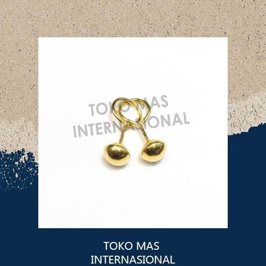 Anting Emas Toge Bayi 0.5 Gram 0.5gr 1/2gr Emas 24 Karat 24K