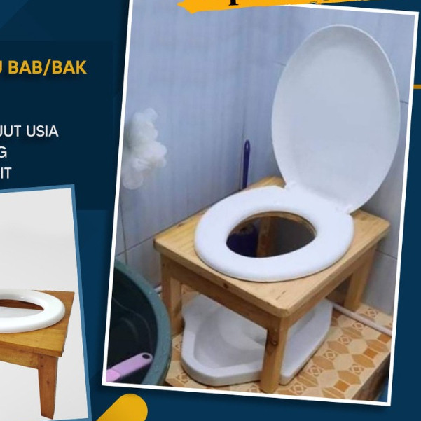 BEST SELLER wc duduk portable toilet duduk Wc duduk toilet duduk portable untuk lansia kloset duduk