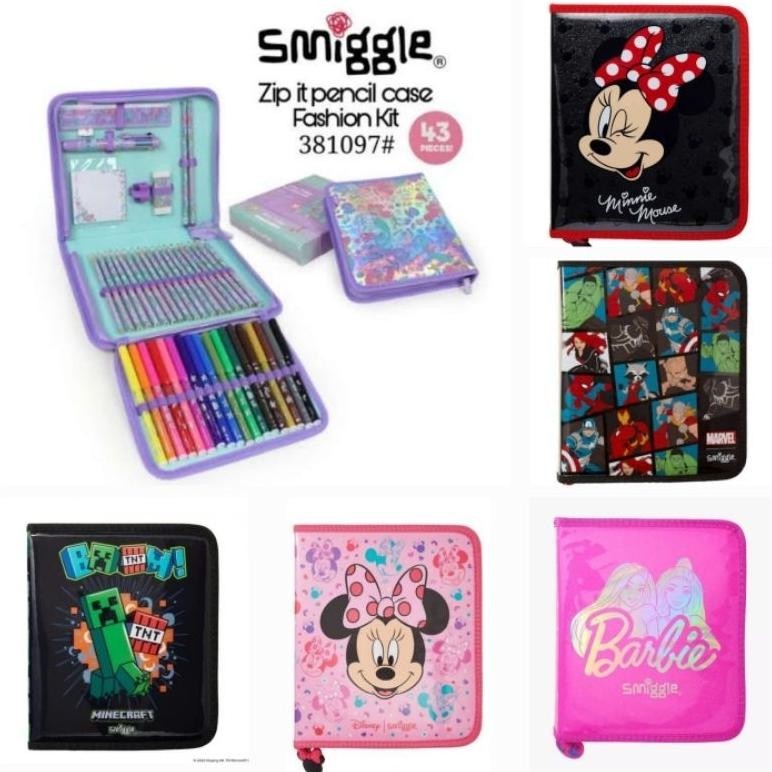 

Smiggle Midi Zip Kt Stationery Gift set