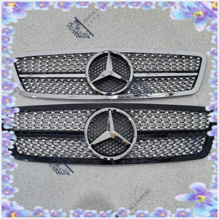 [FIA] GRILL DIAMOND MERCEDES W203 C200 C230 C240 2000-2007 GRILLE AMG W203