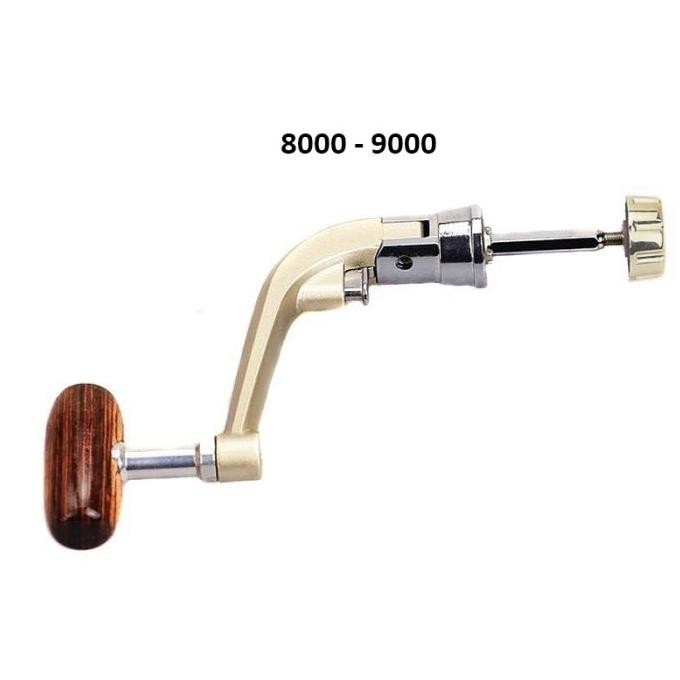 Engkol Tangan Handle Handel Reel Ril Pancing Metal Besi Semua Ukuran