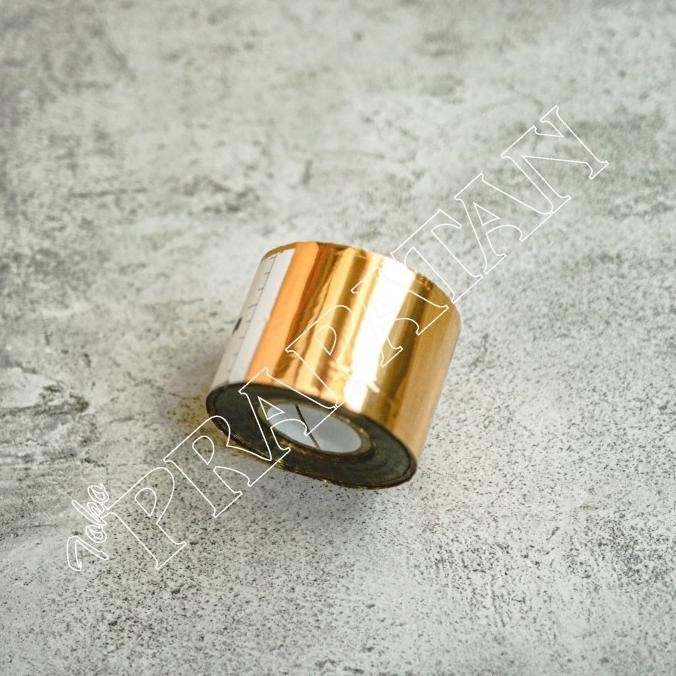 Foil emas roll (prada emas / gold prada) kecil