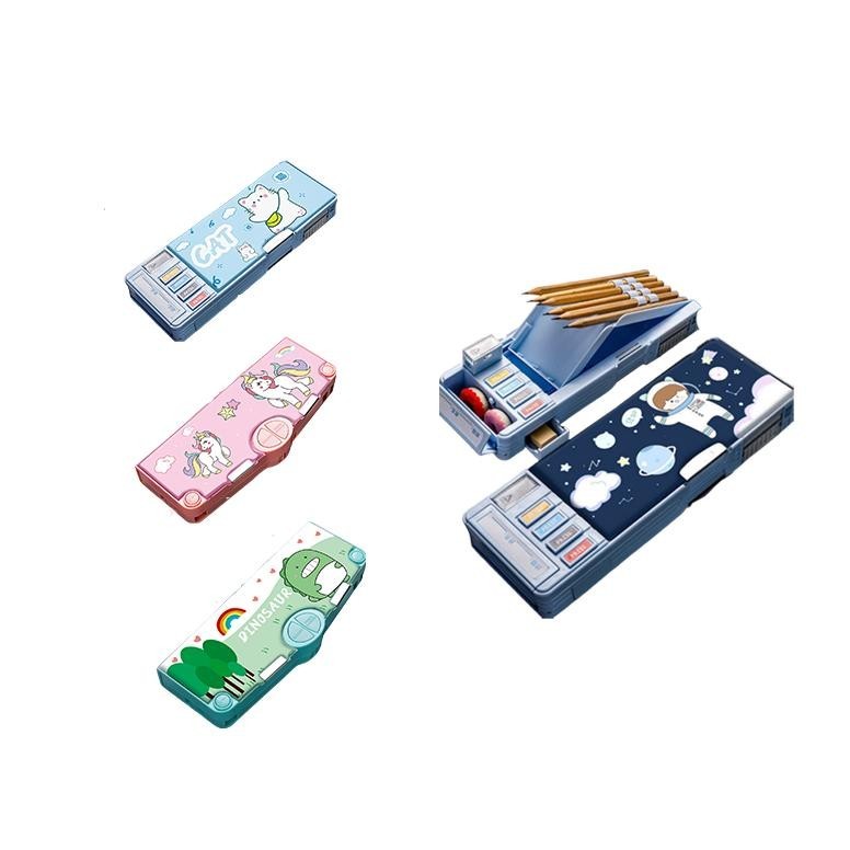 

Matougui Kotak alat tulis multifungsi berpenampilan tinggi dengan banyak pola dan kotak alat tulis berlapis ganda