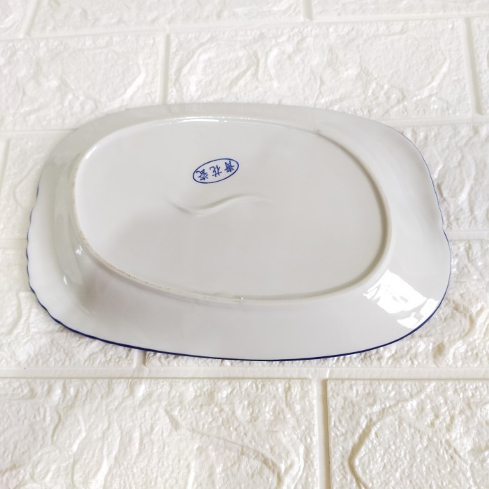 Piring Saji Kansai / Piring Saji Keramik Halus / Piring Segi Empat