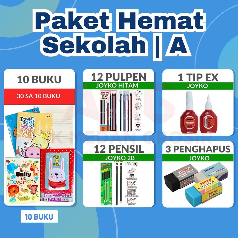 

Premium Paket Sekolah Lengkap Versi Joyko Murah Cod