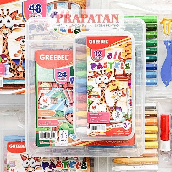 

Crayon Greebel Oil Pastel 12 warna