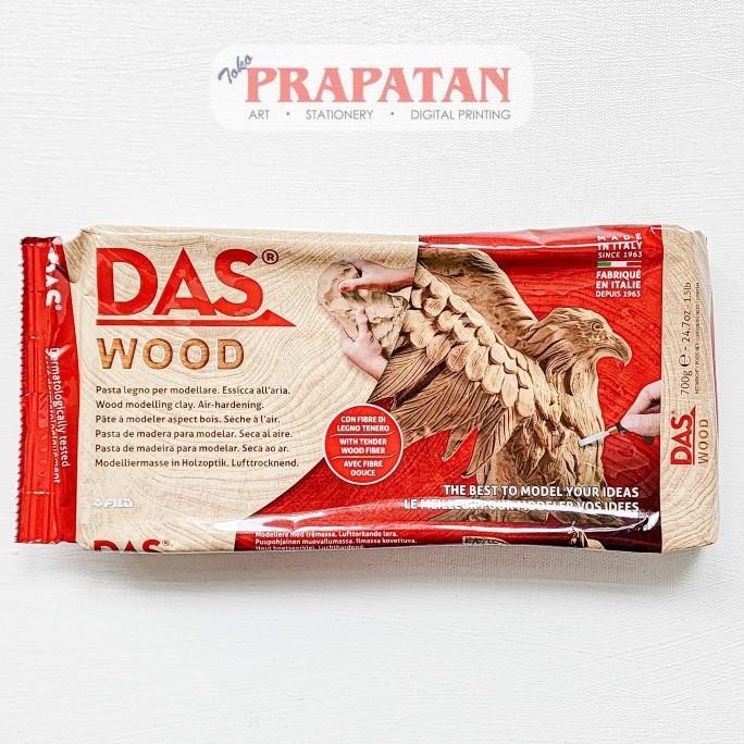 Das Modelling Clay WOOD | Das Clay | Tanah Liat | Pottery