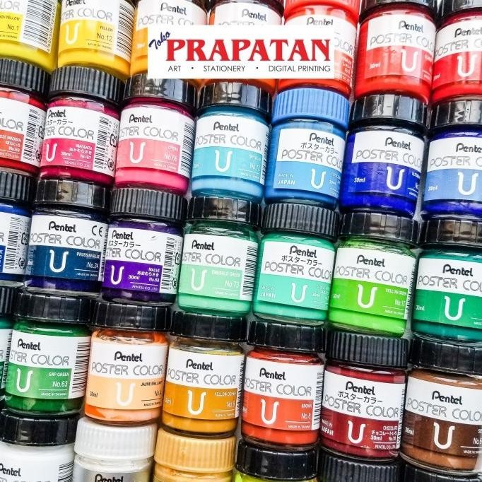 

Pentel Poster Color 30ml PART 2 | Cat Poster