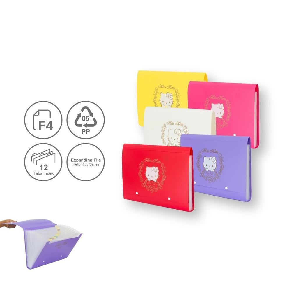 

promoo baru [bms semarang] bantex expanding file folio / map harmonika motif hello kitty #3601ahk