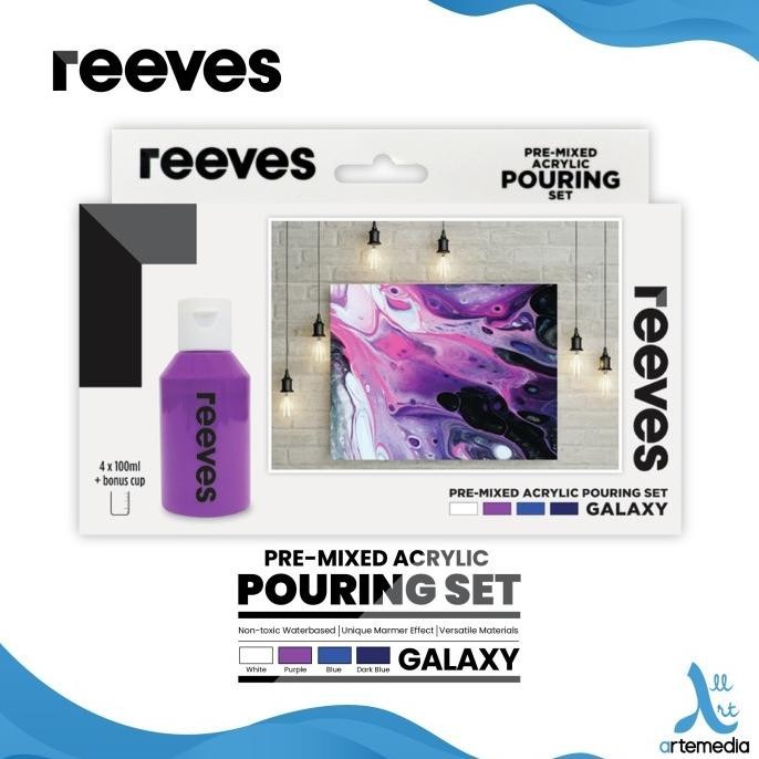 

Cat Akrilik Reeves Pre Mixed Acrylic Pouring Paint Galaxy Color Set Fany Mall