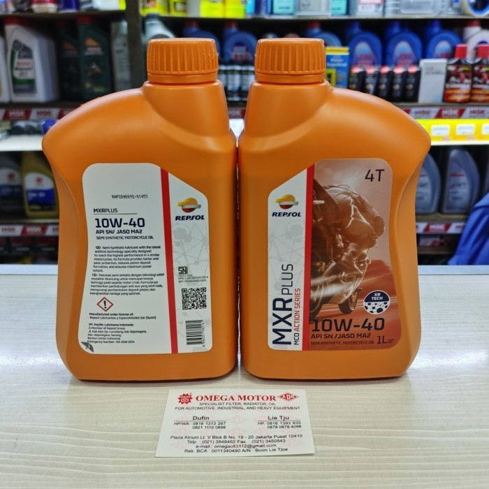 Repsol 4T MXR Plus1liter original asli 100%