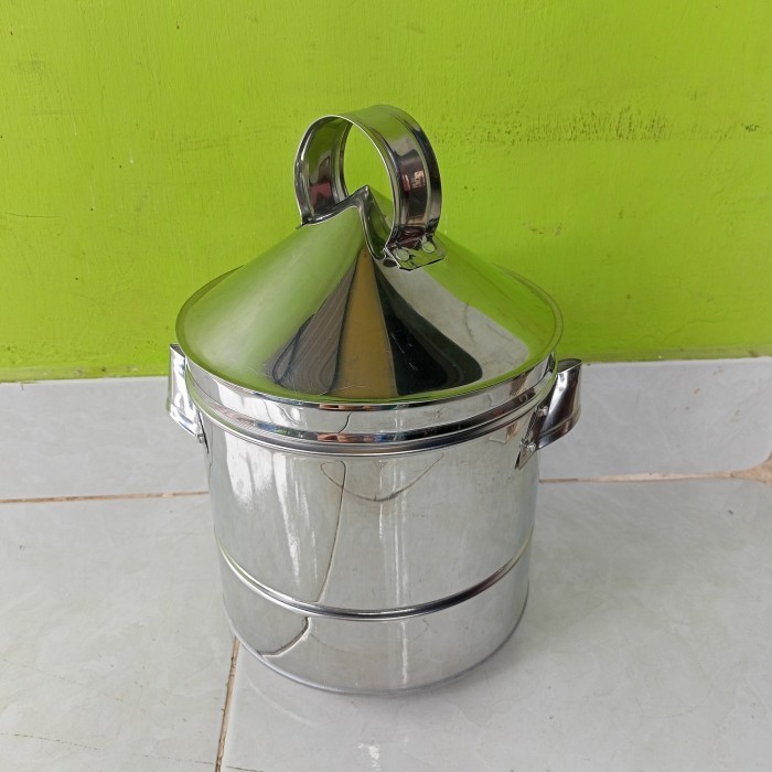 CUCI GUDANG dandang stenlist/dandang masak nasi kukus dandang mini 1kg