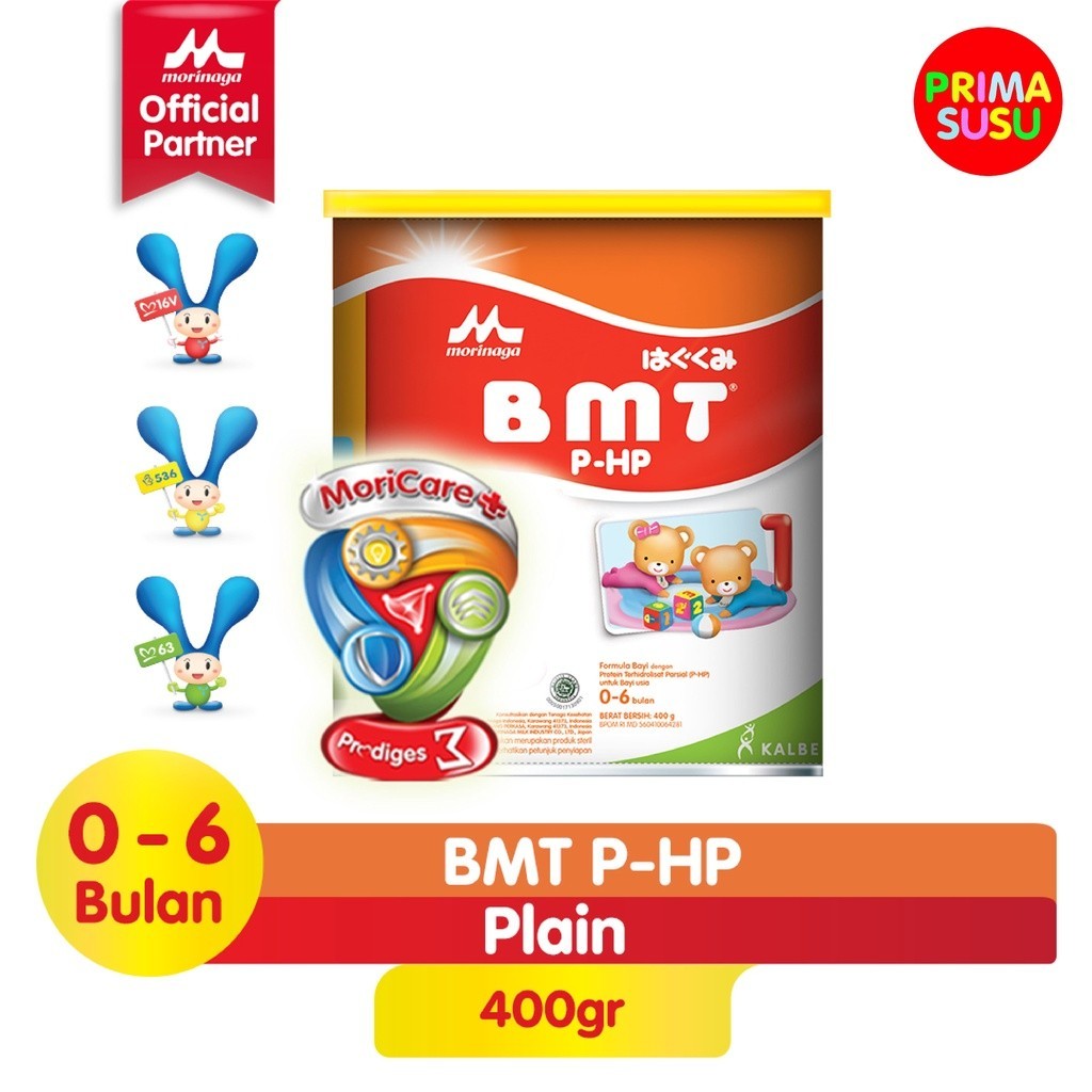Morinaga BMT PHP Formula Bayi Usia 0-6 Bulan 400g