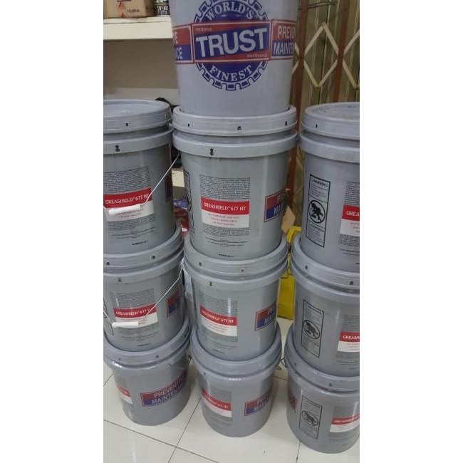 HARGA DISC - Trust grease 677 HT Merah 16kg , hi temp , tahan panas 285'c , 80pon