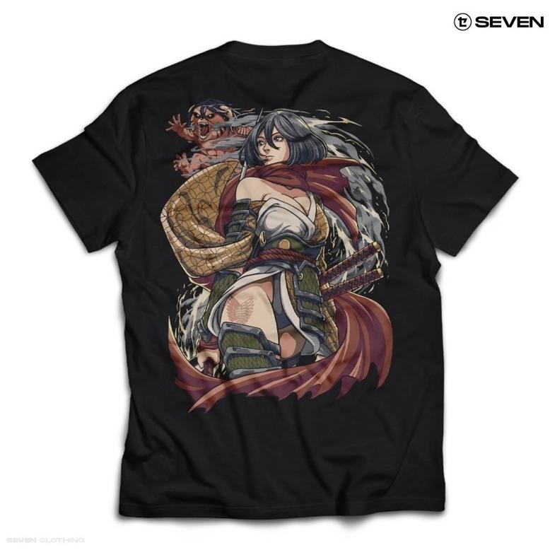 Promo Baju Kaos Anime Aot Mikasa Anime Premium