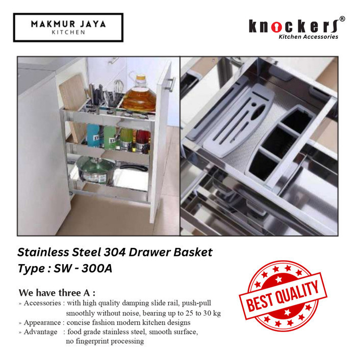 RAK BOTOL DAN BUMBU - KNOCKERS SW 300A