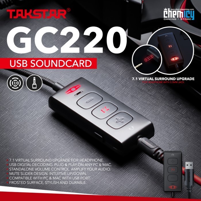 

Liberty GC220 / GC-220 USB Soundd 7.1 by Takstar