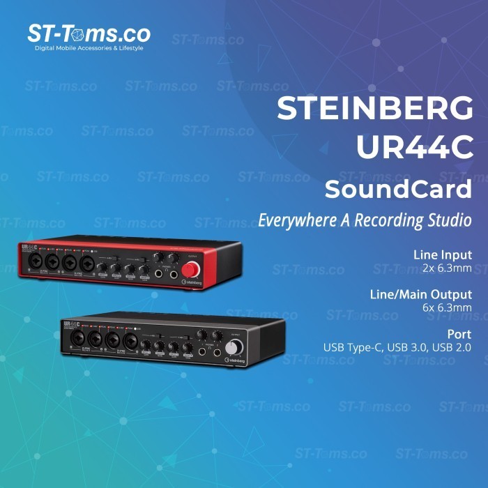 

Steinberg UR44C UR44 C UR 44C USB 3 Audio Interface Soundd