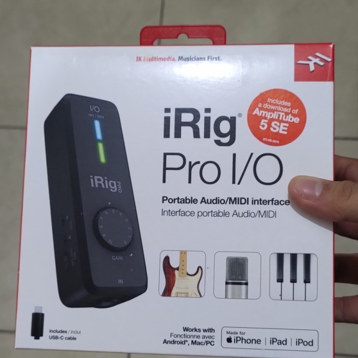 

Ik Multimedi iRig Pro l/O Audio And Midi Interface For Mac , ios Resmi