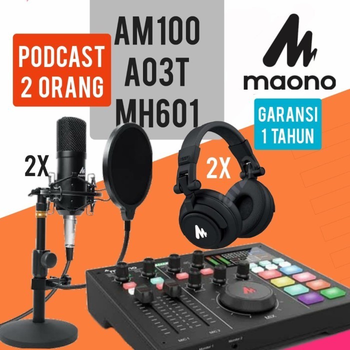 

PAKET PODCAST 2 ORANG MAONO AM100, MH601 A03T