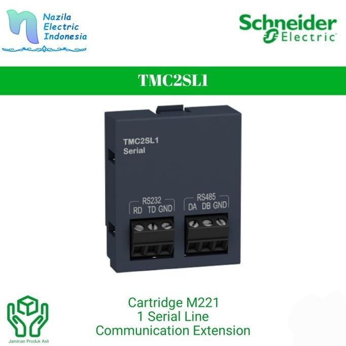 BEBAS ONGKIR - Schneider TMC2SL1 Cartridge M221 1 Serial Line Communication Extension