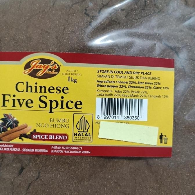 

Bumbu Ngo Hiong Bubuk 1 Kg Jays Chinese Five Spice Blend Ngohiong Revi Staroutlet