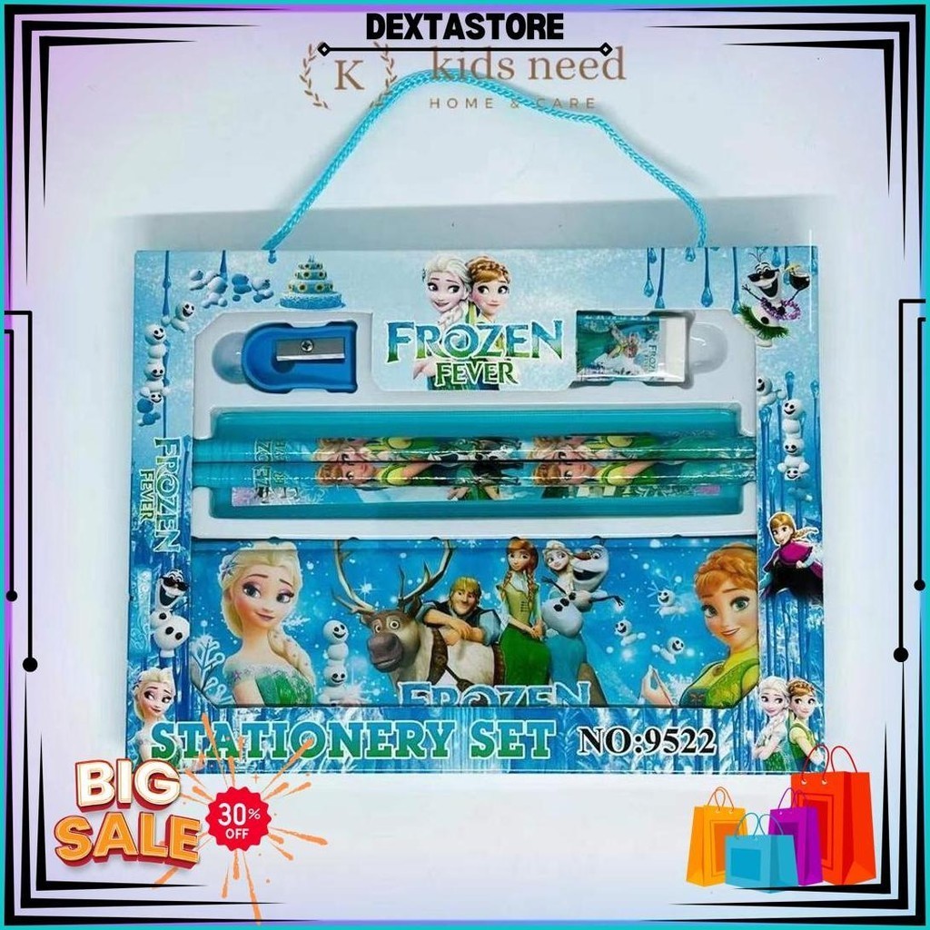 

Stationery Set Karakter 6 In 1/Alat Tulis Set Hadiah/ Paket Alat Tulis / Study Set Lucu Promo