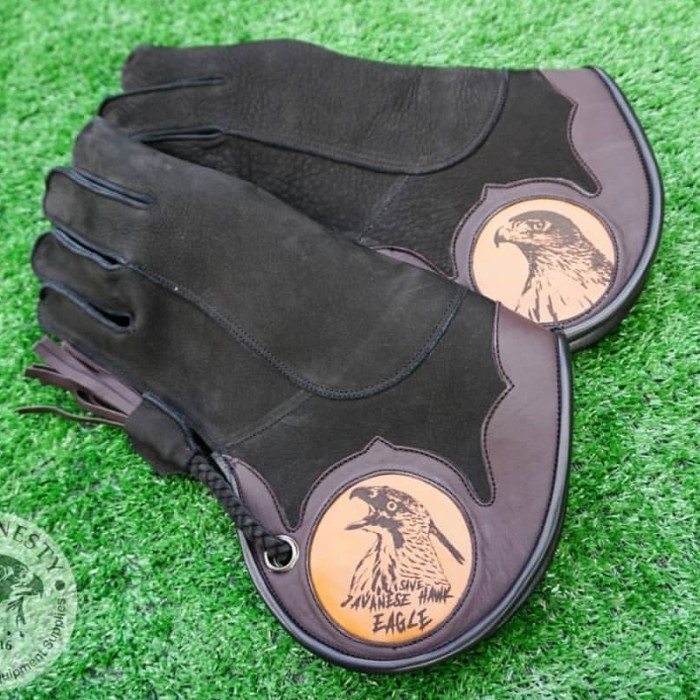 Promo Premium Falconry Glove 25 - 45 Cm Packing Aman