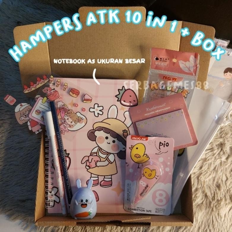 

Serbagemes88 - Paket Alat Tulis 10 In 1 / Hampers Kado Gift / Stationery Set Fancy / Alat Tulis Set / Stationery Set Fancy / Pulpen Dan Buku / Souvenir Hadiah Promo