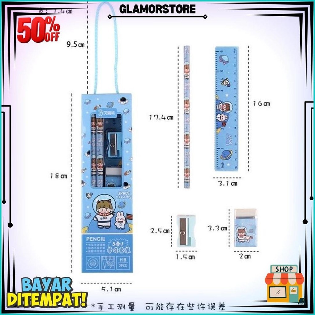

Set Stationery Alat Tulis Korea Jepang Style Souvenir Hampers Goodie Bag Hadiah Ulang Tahun Birthday Christmas Lomba Anak Gratis Ongkir