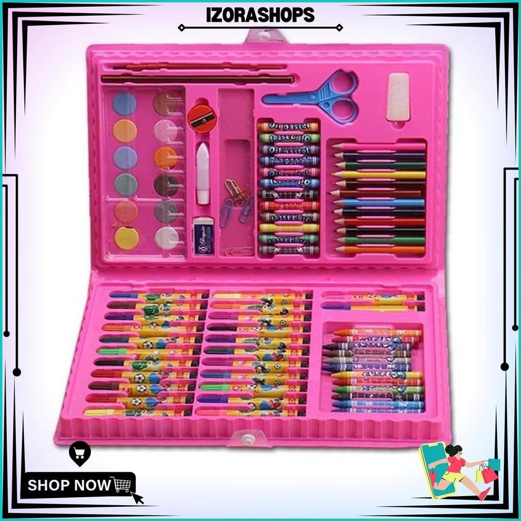 

Fygalerymedan Crayon Set Isi 86 Pensil Warna Cat Air Alat Lukis Karakter Stationary Color Pencil Gratis Ongkir