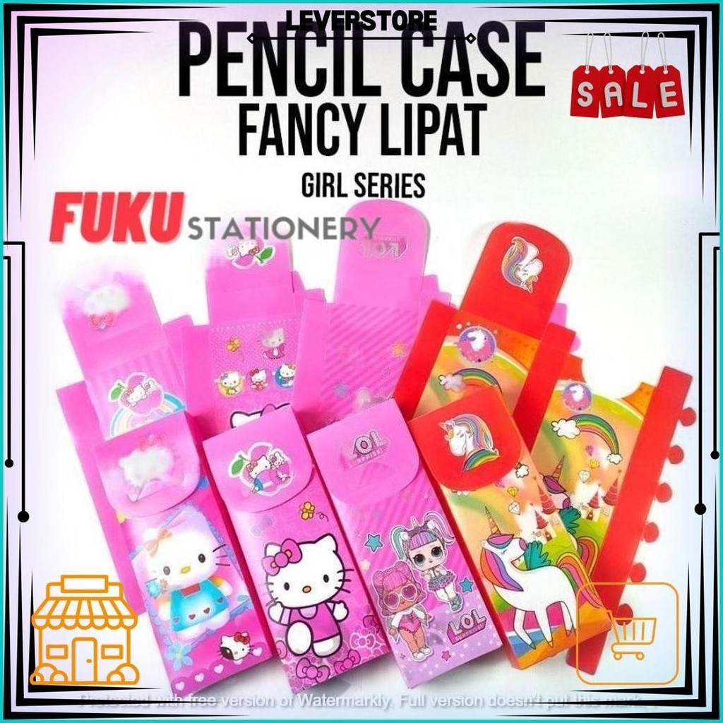 

Kotak Pensil Lipat / Tempat Pensil Lipat / Kotak Pensil Lipat Karakter Sale