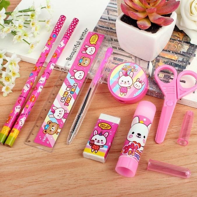 

Ns - Stationary Set / Set Alat Tulis Anak Kartun 10 In 1 Sale