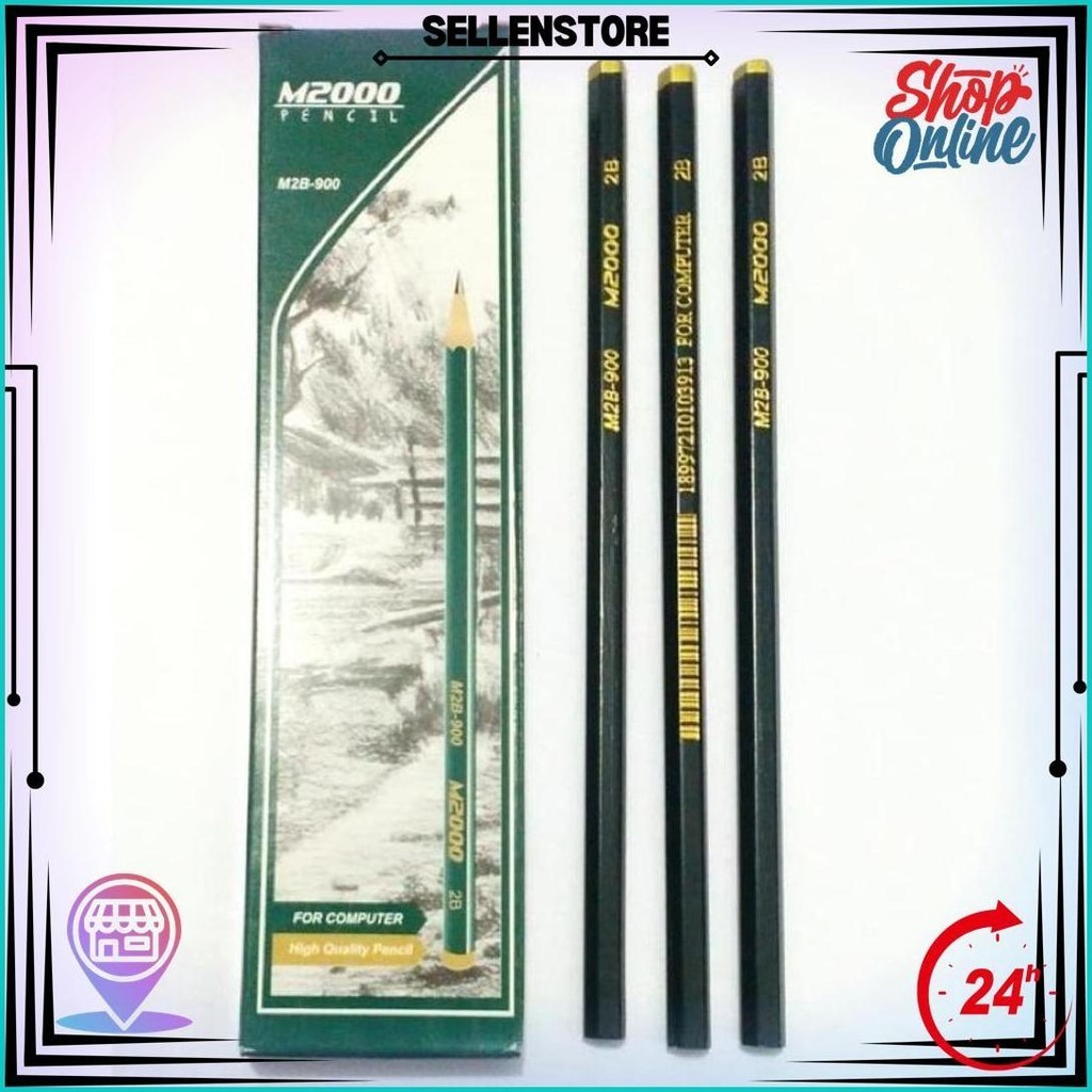 

12 Pc / 1 Lusin Pensil M2000 Type M2B-900 Sale