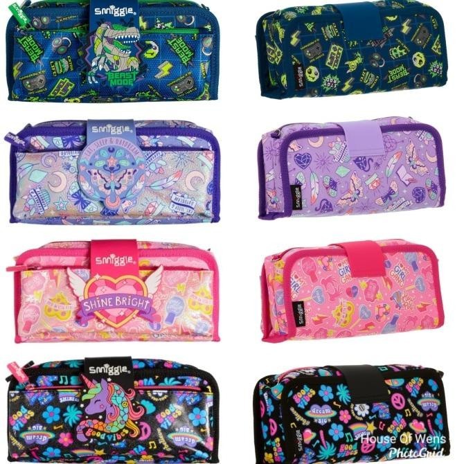 

Smiggle Express Scented Badge Utility Pencil Case - Tempat Pensil