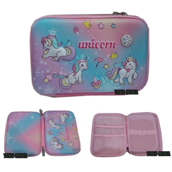 

Kotak / Tempat Pensil Organizer Karakter Ala Smiggle Kuda Unicorn