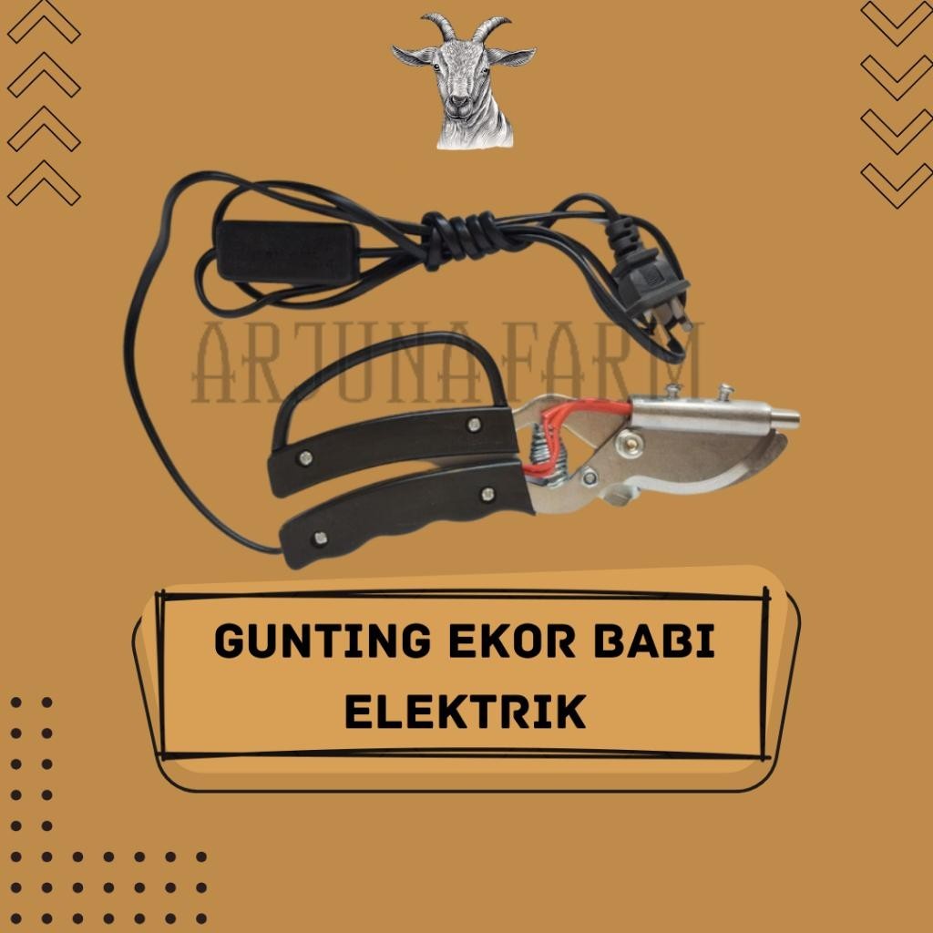 

Gunting Ekor Ternak Babi Kambing Domba Eletric Tail Cutter Farm