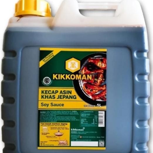 

Kikkoman Kecap Asin Khas Jepang 5Liter - Soy Sauce - Shoyu Jepang