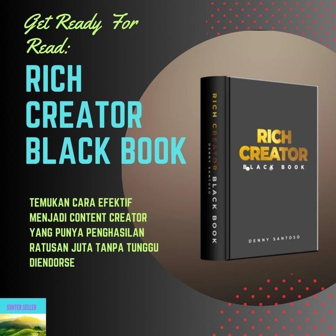 Buku Bisnis Rich Creator Black Book Denny Santoso Original