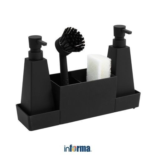 INFORMA SET 4 PCS BONITA DISPENSER SABUN CUCI PIRING - HITAM