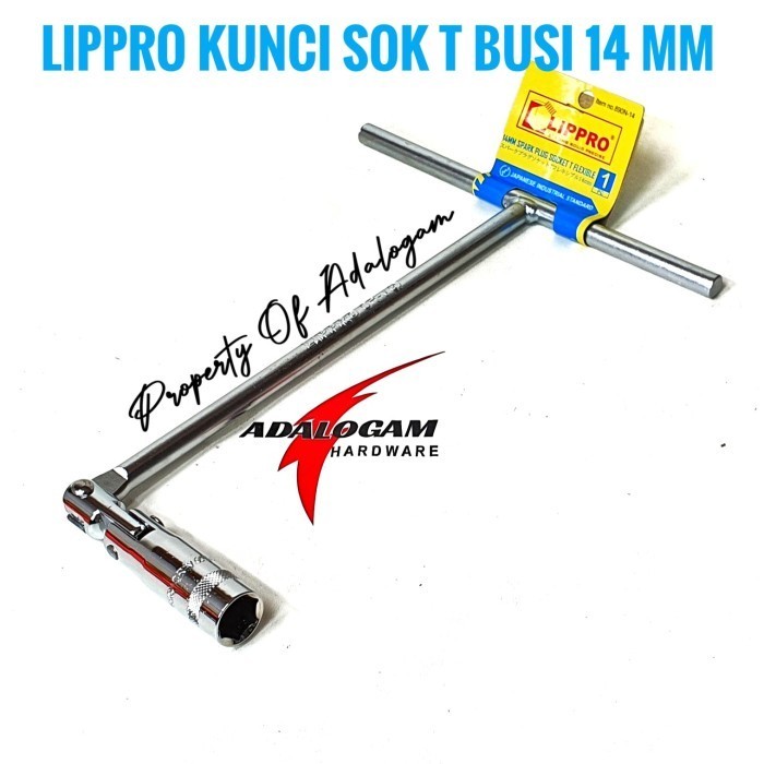 Lippro Kunci Sok Busi Fleksibel 14 Mm Socket T Avanza Livina Xmax